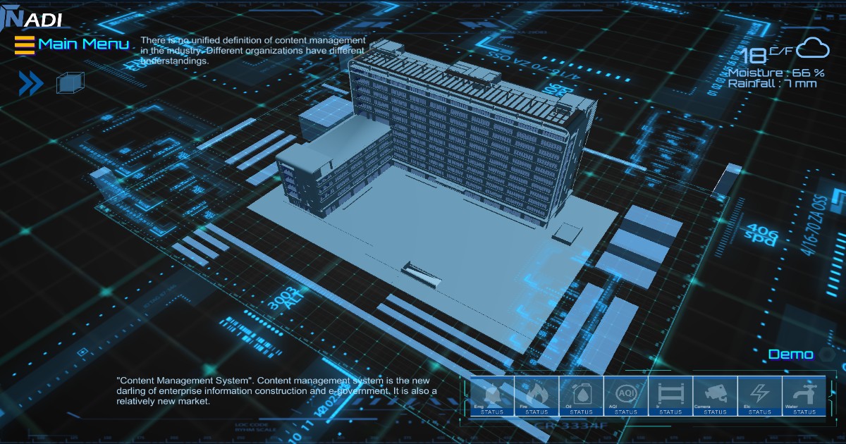 3D 可視化中央管理平台，提升管理效能