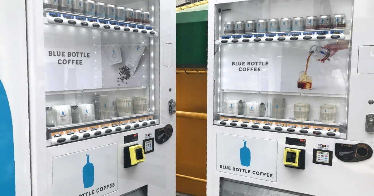 藍瓶咖啡在東京，以自動販賣機提高銷量