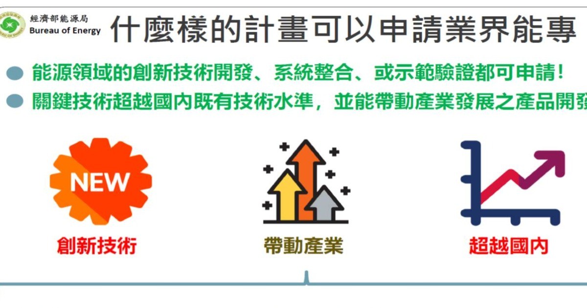 經濟部能源局業界能專計畫