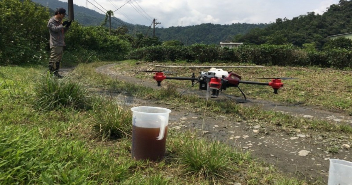 無人機大面積噴灑肥料，提升農作物效率